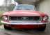 Red 1968 Mustang