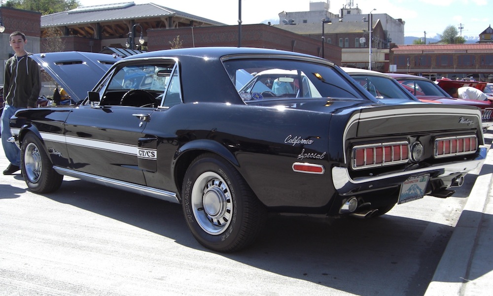 Raven Black 1968 Mustang GT/CS