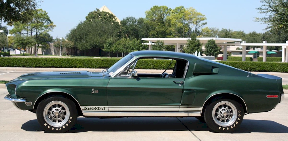 Dark Green 1968 Ford Mustang Shelby Gt 500kr Fastback Mustangattitude