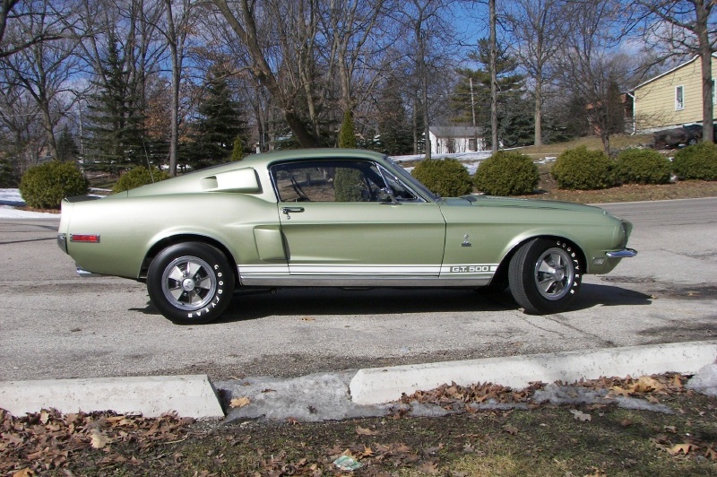 Lime Green 1968 Shelby GT-500 Fastback