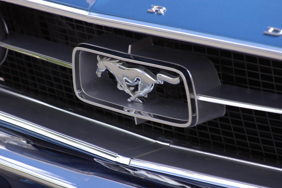 1968 Mustang Grille Close-up