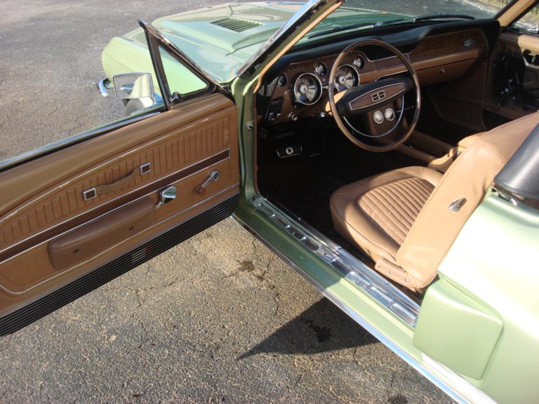 Tan Interior 1968 Shelby GT500 Convertible
