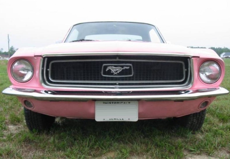 Passionate Pink 1968 Sprint 200 A Mustang Hardtop