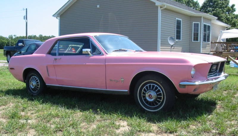 Passionate Pink 68 Sprint 200 A Mustang Hardtop