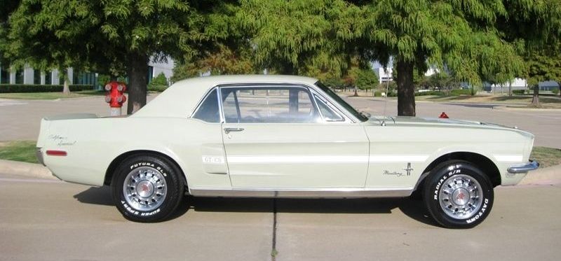 Seafoam Green 1968 Mustang GTCS Hardtop