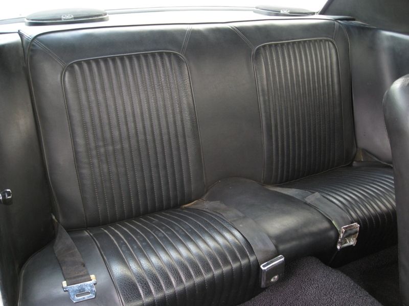 Back Seat 1968 Mustang GTCS Hardtop