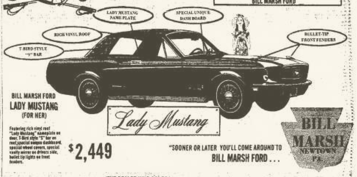 1968 Lady Mustang hardtop