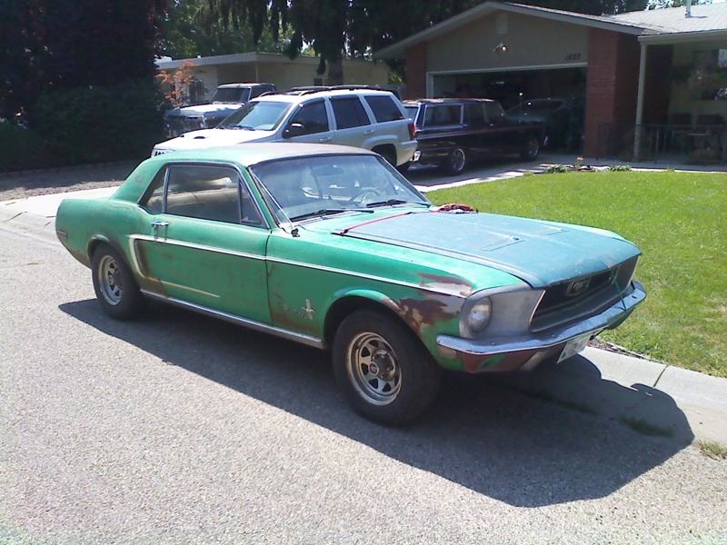 Special Green 1968 Ford Mustang 
