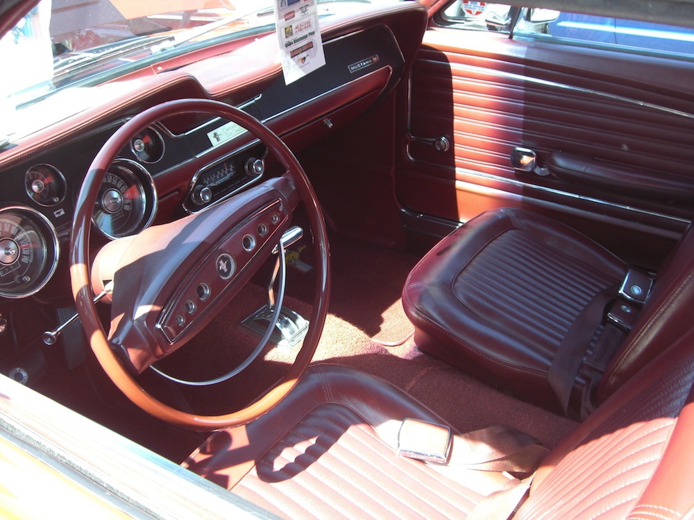 Red Interior 1968 Mustang High Country Special
