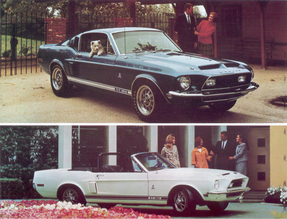 1968 Shelby GT350 GT500 Mustang Brochure