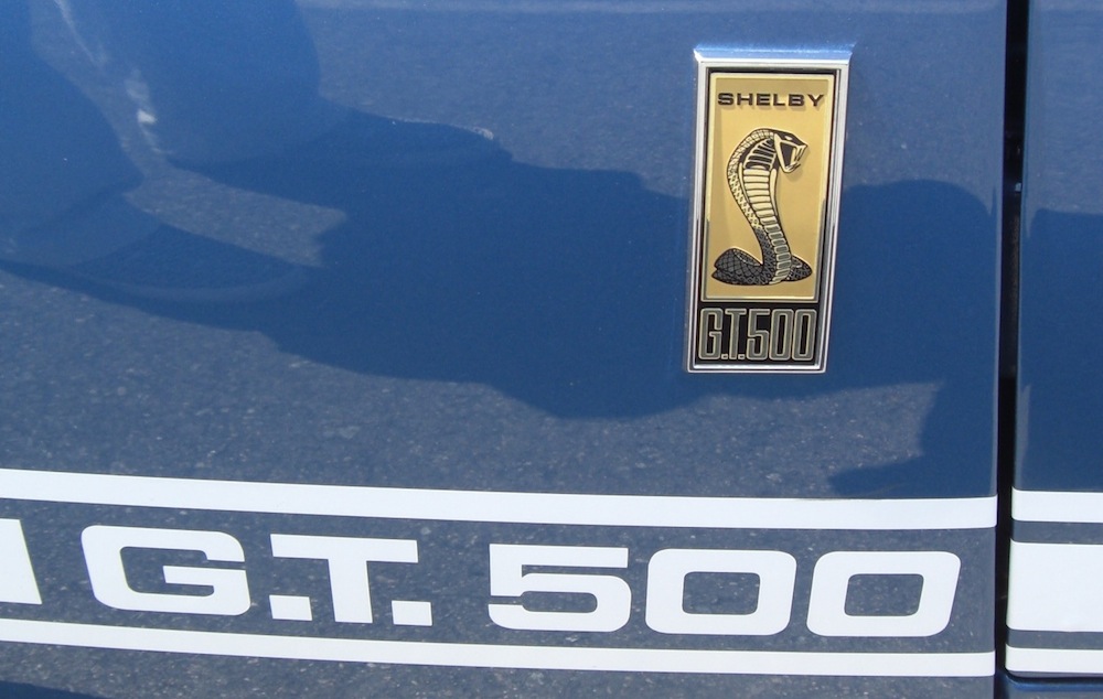 Medium Blue 1968 Mustang Shelby GT500 Fastback