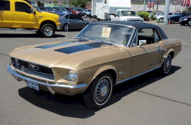 1968 Gold Nugget Mustang