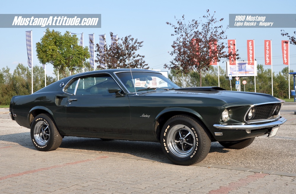 Black Jade 1969 Mustang