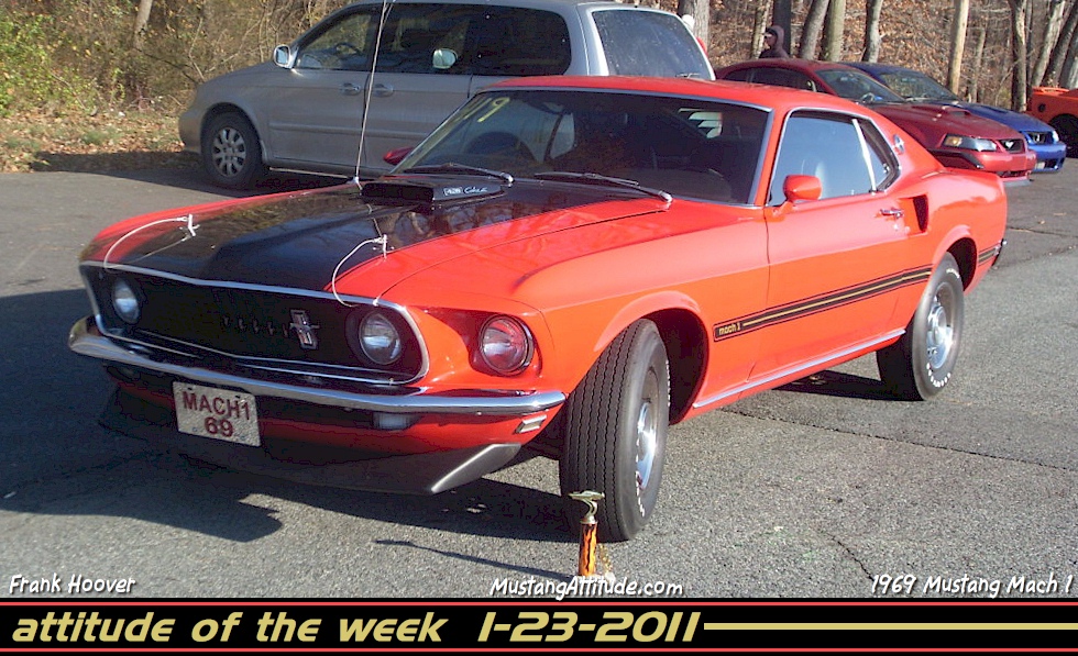 Candy Apple Red 1969 Mach 1 Mustang