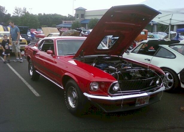 Candy Apple Red 1969 Mach 1 Mustang