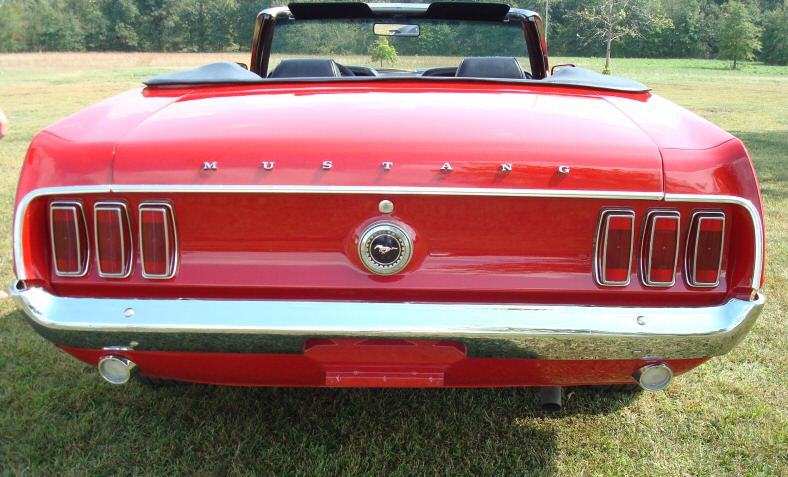 Candyapple Red 1969 Mustang Convertible