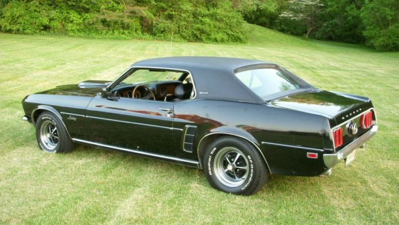 Raven Black 1969 Mustang Grande Hardtop