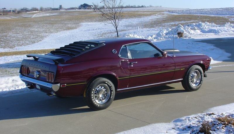 1969 Ford mustang royal maroon #4