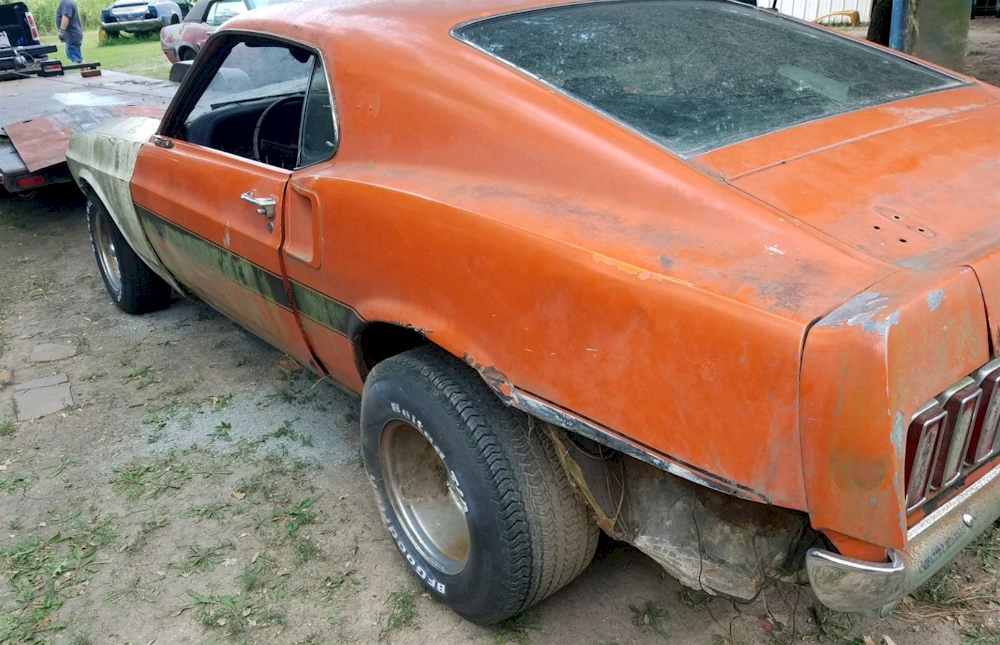 4.1 Liter Special Orange 1969 Mustang Fastback