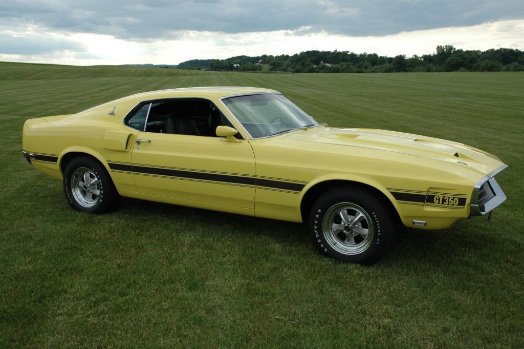 Grabber Yellow 69 Shelby GT-350 Mustang Fastback