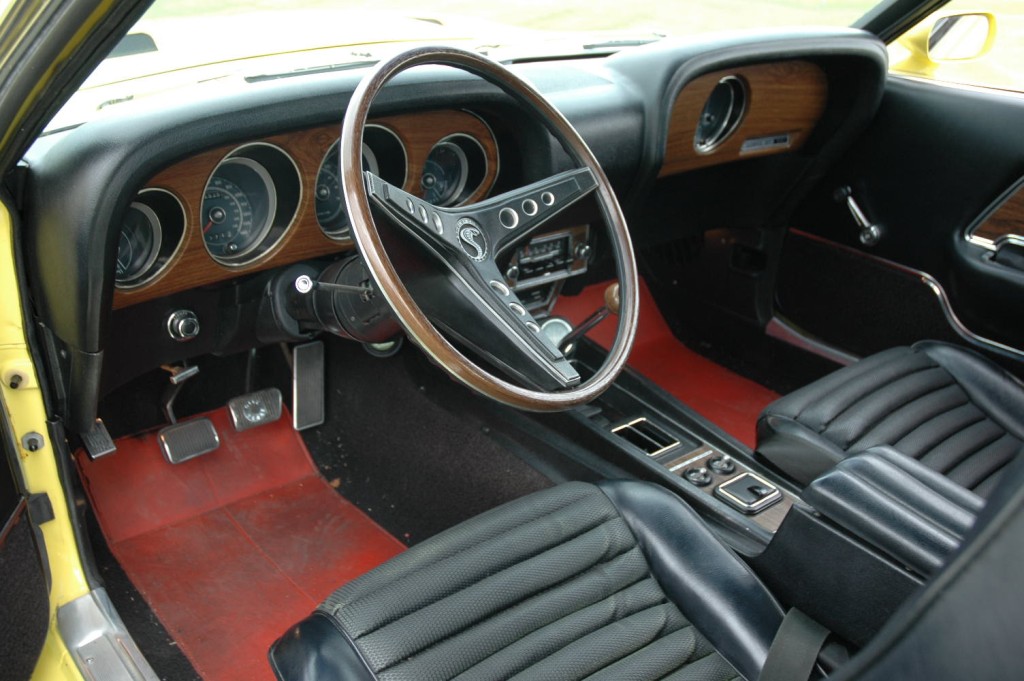 Black Interior 1969 Shelby GT-350 Mustang Fastback