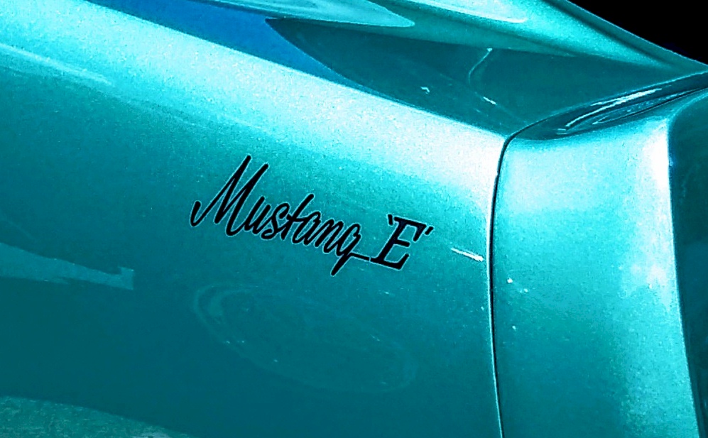 Silver Jade 1969 Mustang E Fastback