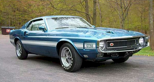 Acapulco Blue 1969 Shelby GT-350