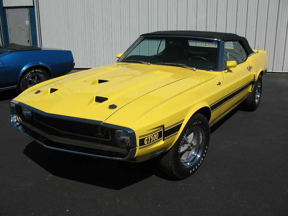 1969 Grabber Yellow Shelby GT500 Convertible