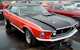 Black and Orange 1969 Mustang