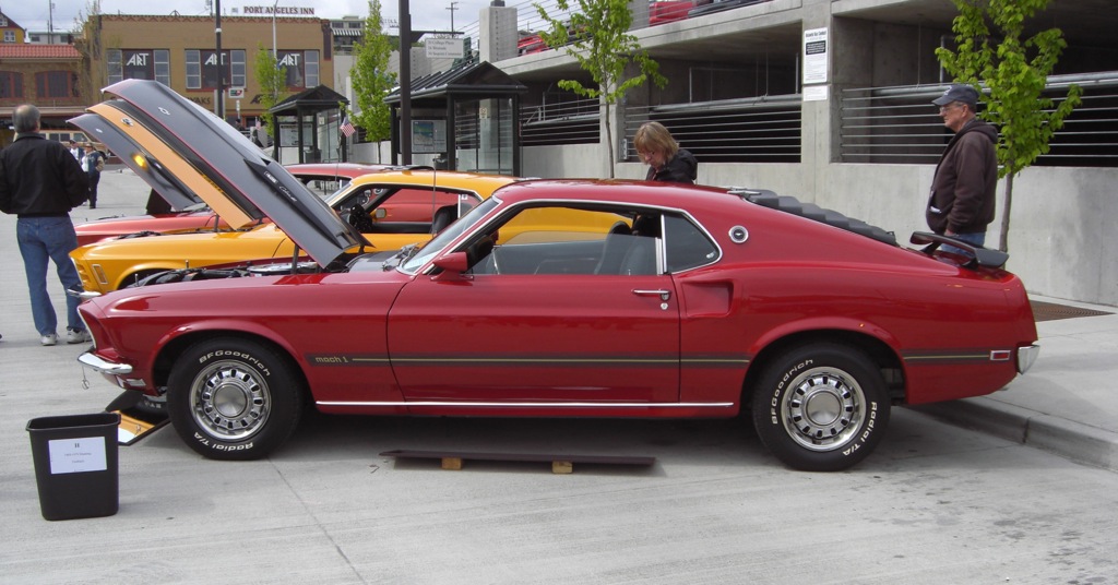 Candyapple Red 1969 Mustang Mach 1 Fastback