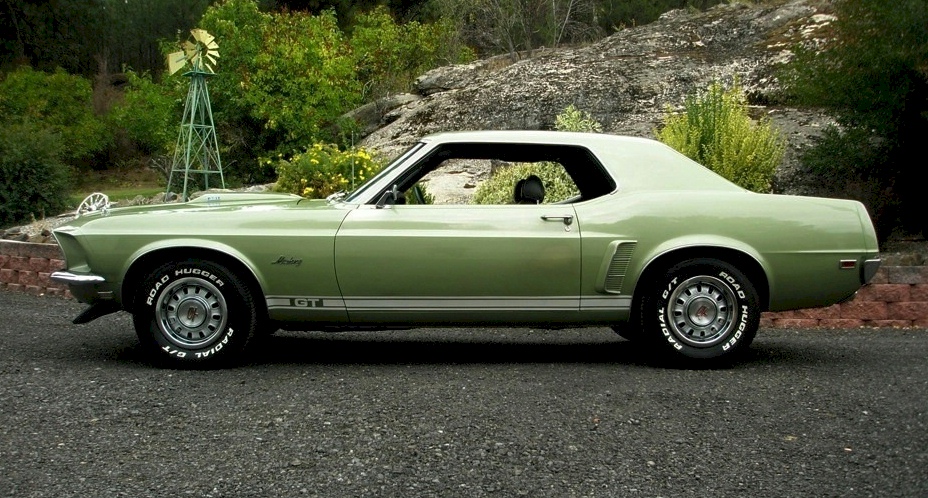 1969 Ford mustang gt color #2