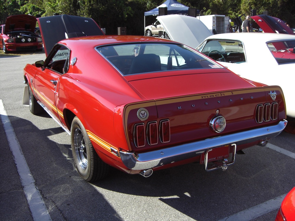 Candy Apple Red 1969 Mustang Mach 1 Sportsroof