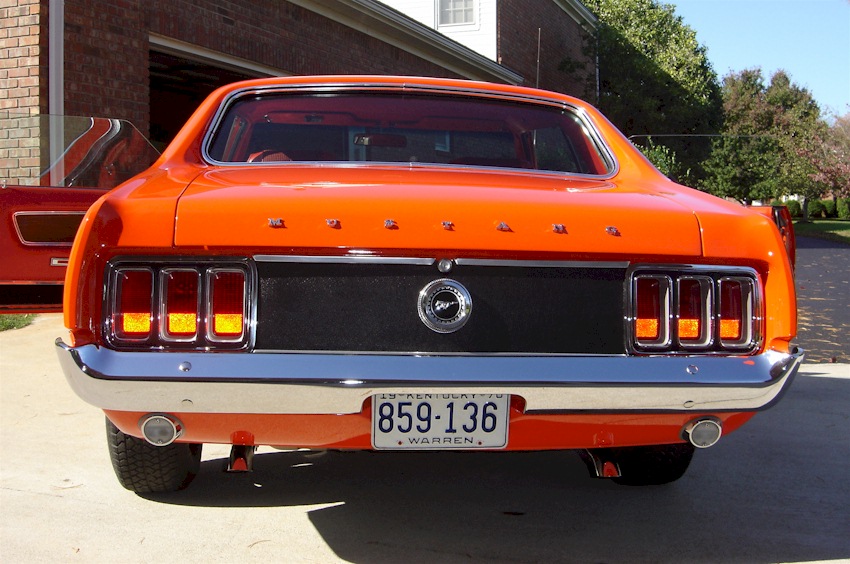 Calypso Coral Orange 1970 Ford Mustang Grande Hardtop