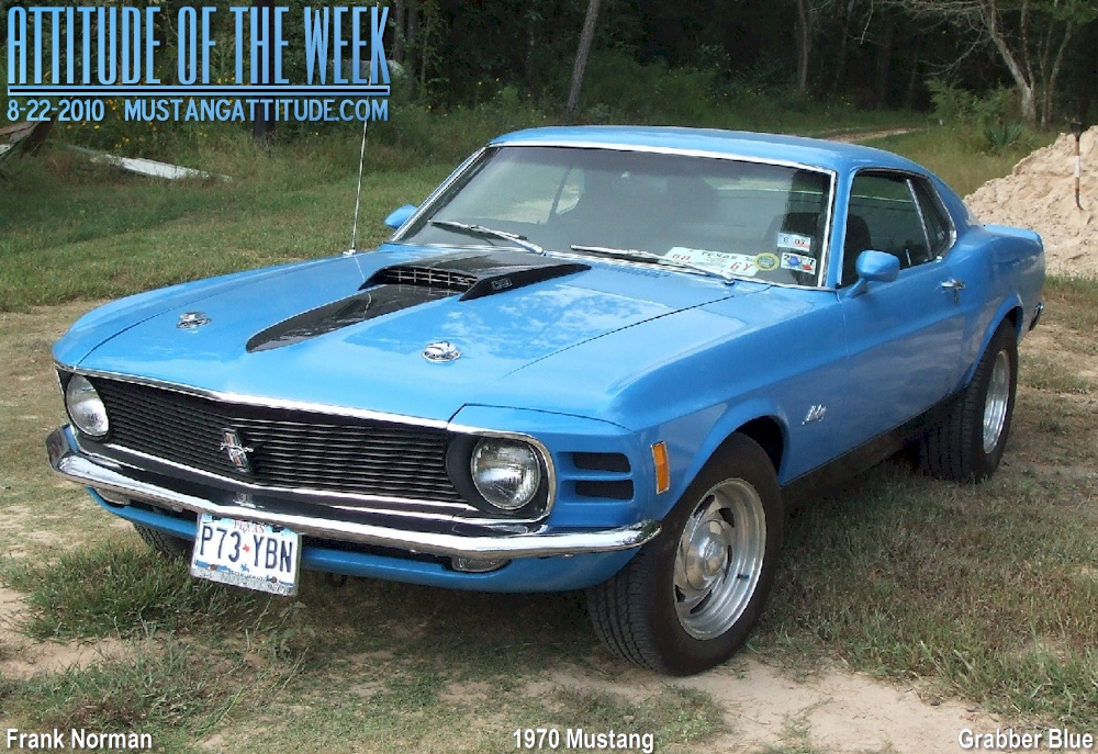 Grabber Blue 1970 Mustang
