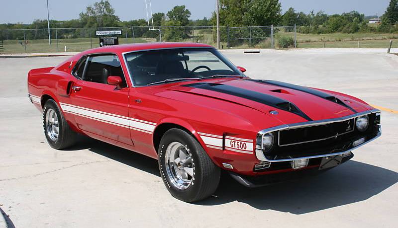 Candy Apple Red 1970 Mustang Shelby GT500 Fastback