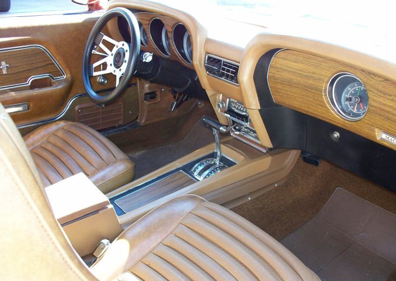 Interior 1970 Mustang Mach 1 Fastback
