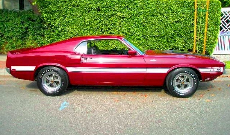 Candyapple Red 1970 Mustang Shelby GT500 Fastback