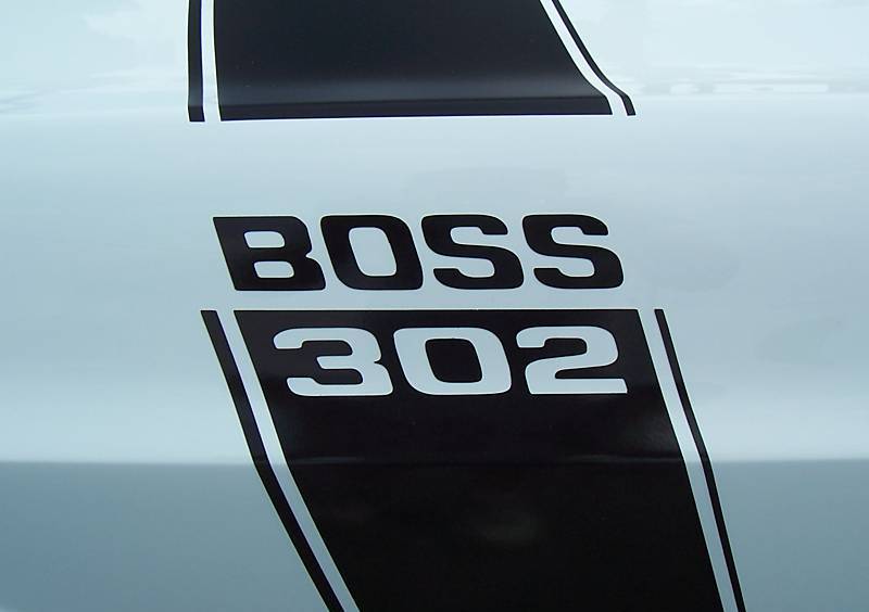1970 Boss Side Stripe Close-up
