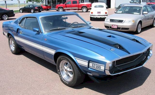Acapulco Blue 1970 Shelby GT-500