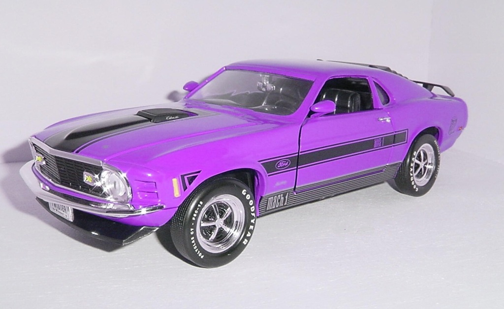Purple 1970 Mustang Twister Special Mach 1 Fastback Toy Model