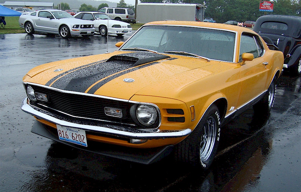 Grabber Orange 1970 Mustang Mach-1