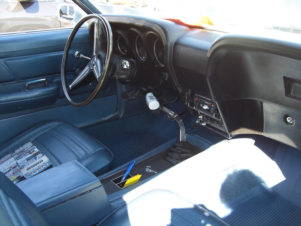 Blue Interior 1970 Boss 302 Mustang Fastback