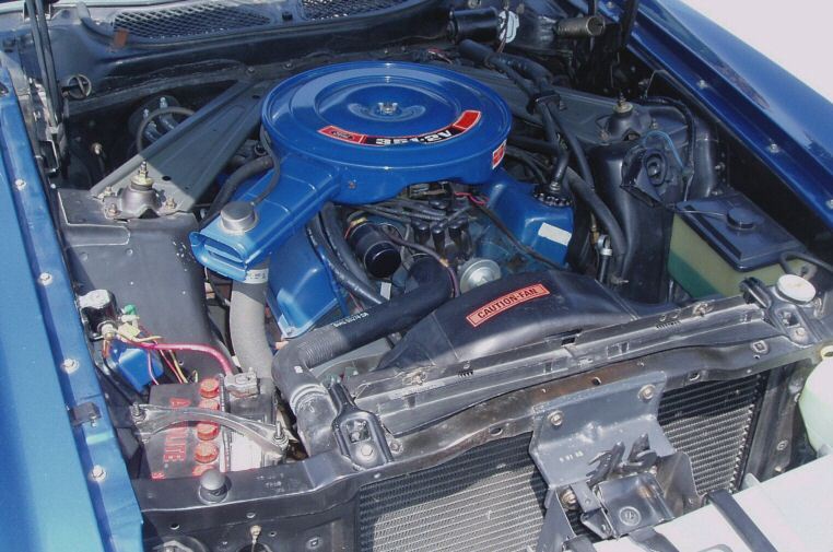 1971 Mustang H-code V8 engine