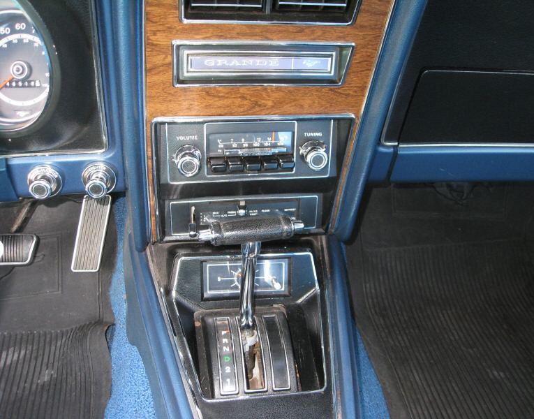Center Console 1971 Mustang Grande Fastback