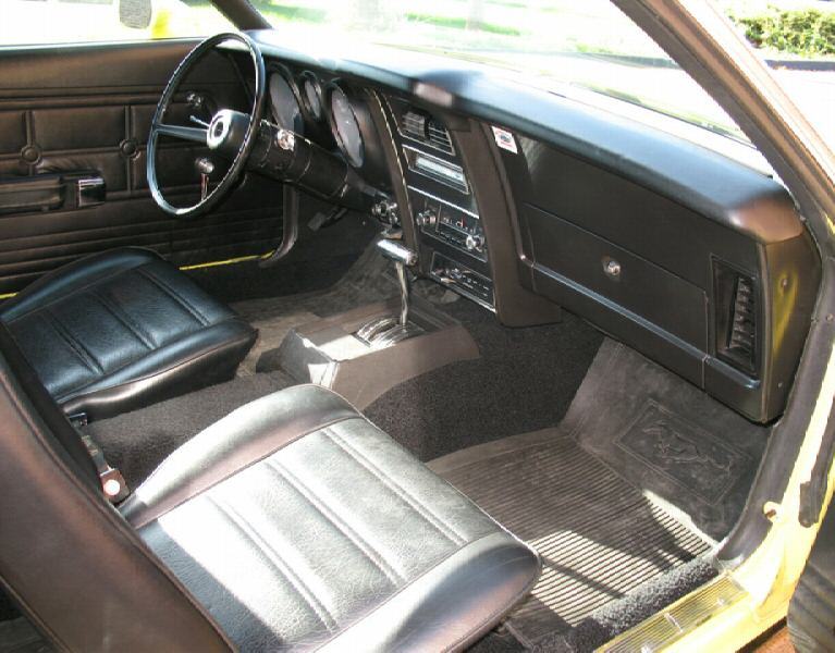 Interior 1971 Mustang Mach1 Fastback