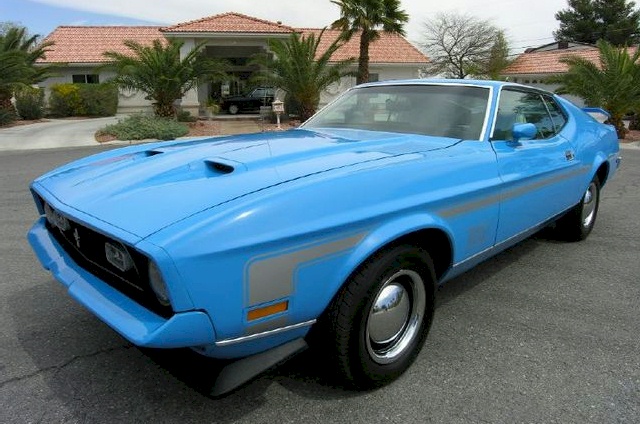 Grabber Blue 1971 Mach-1