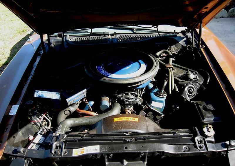 1971 Ford Mustang H-code 351ci V8 Ram Air Engine