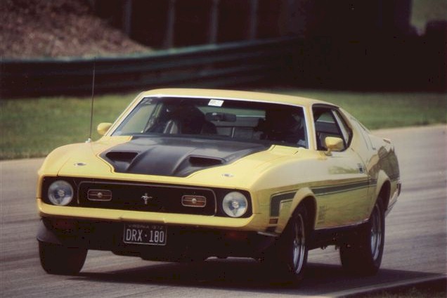 Yellow 1972 Mach-1