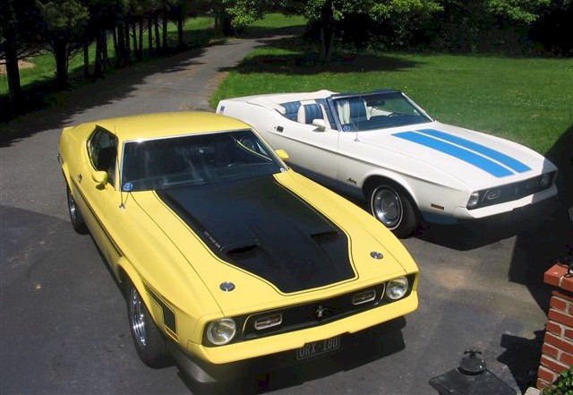 Two 1972 Mustang