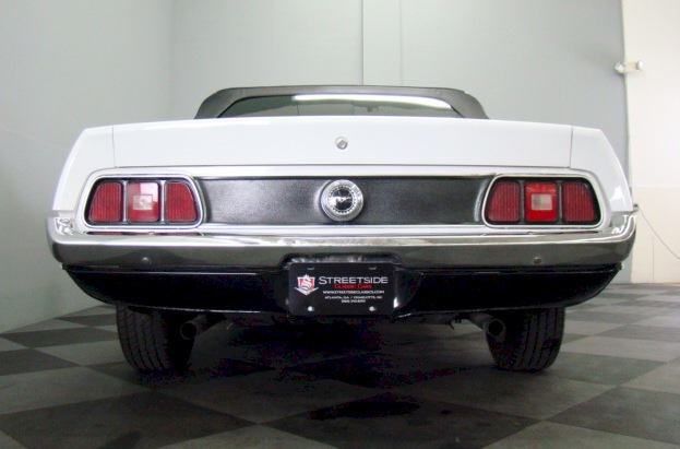 White 72 Mustang Convertible